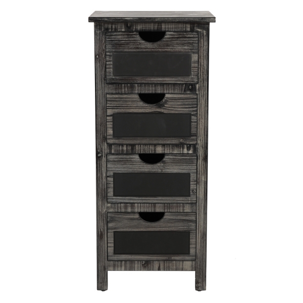 Weathered Gray Chalkboard 4Drawer Chest Kirklands