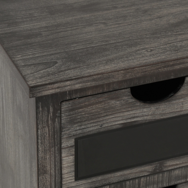 Weathered Gray Chalkboard 4Drawer Chest Kirklands