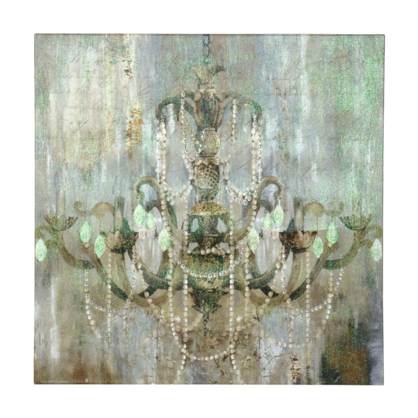 Jeweled Chandelier Canvas Art Print Kirklands