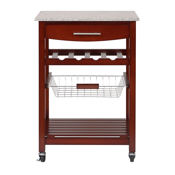 Wenge Kitchen Cart Kirklands