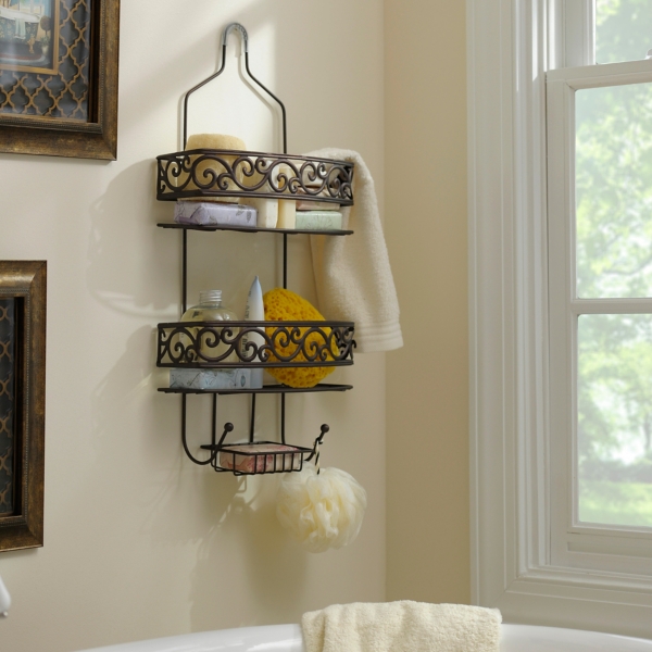 Bronze Swirl Shower Caddy Kirklands