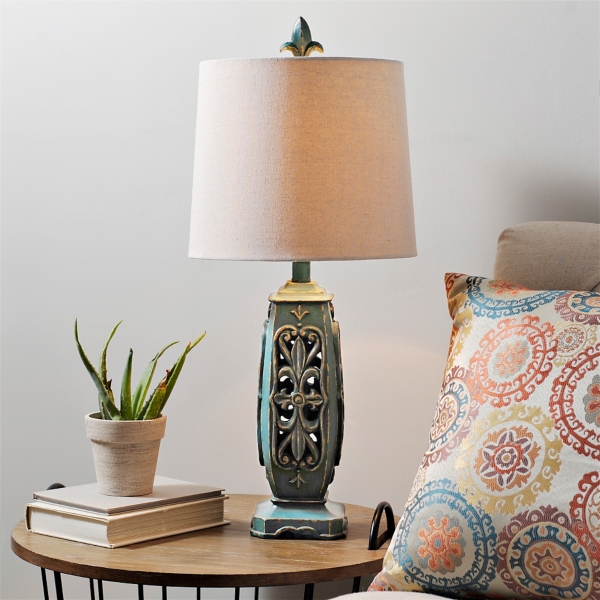 Tempest Turquoise Table Lamp Kirklands