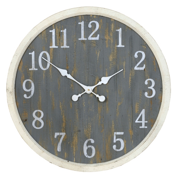 Distressed Blue Beadboard Clock Kirklands