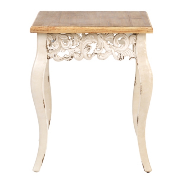 Ivory Baroque Accent Table Kirklands