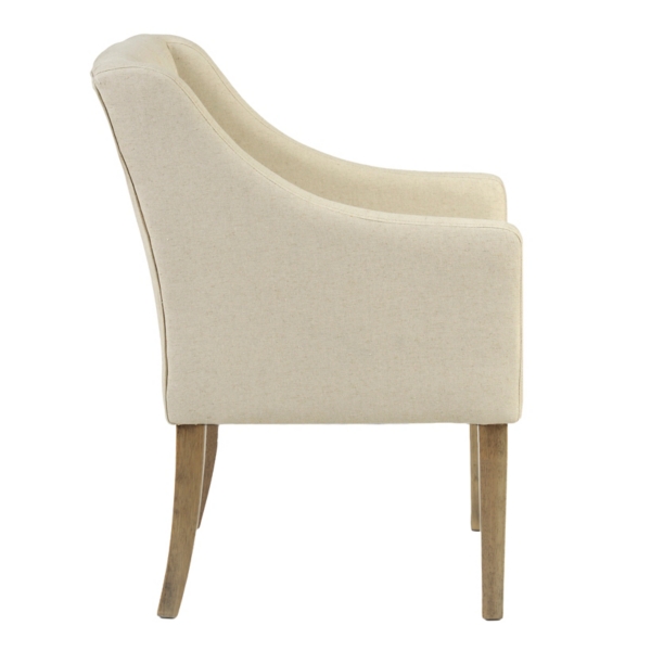 Oatmeal Linen Tufted Arm Chair Kirklands