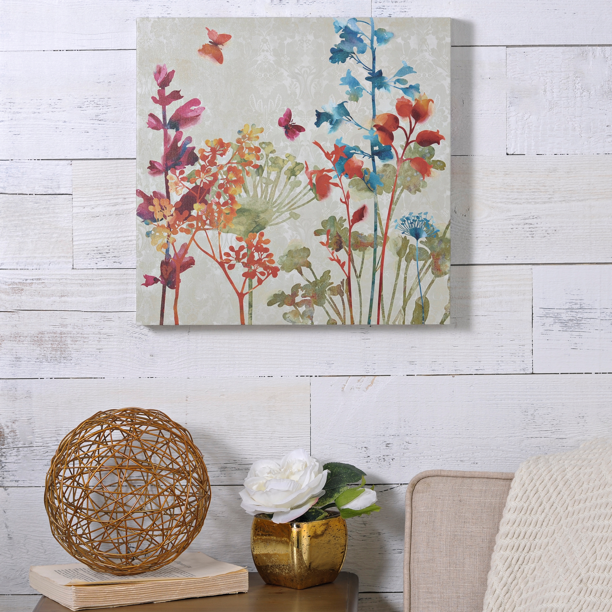 Colorful Flowers II Canvas Art Print Kirklands
