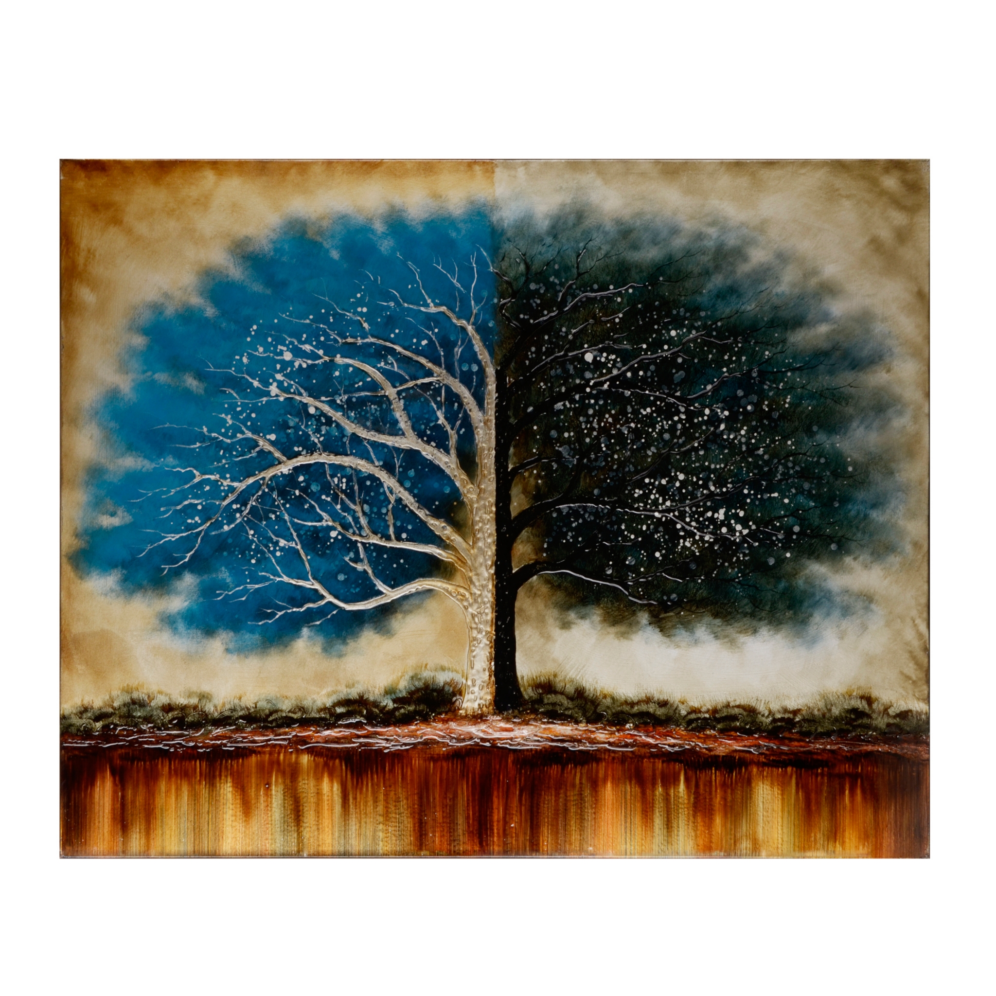 Blue Tree of Life Canvas Art Print | Kirklands