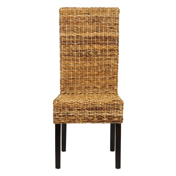 Woven Banana Leaf Parsons Chair Kirklands