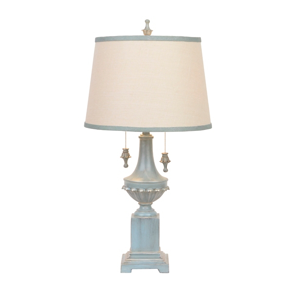 Cibali Blue Double-Pull Table Lamp | Kirklands