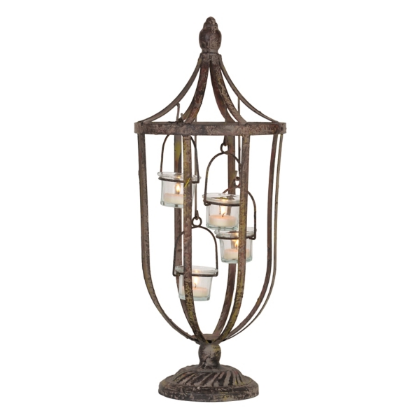 Distressed Bronze Bird Cage Tealight Candle Holder Kirklands