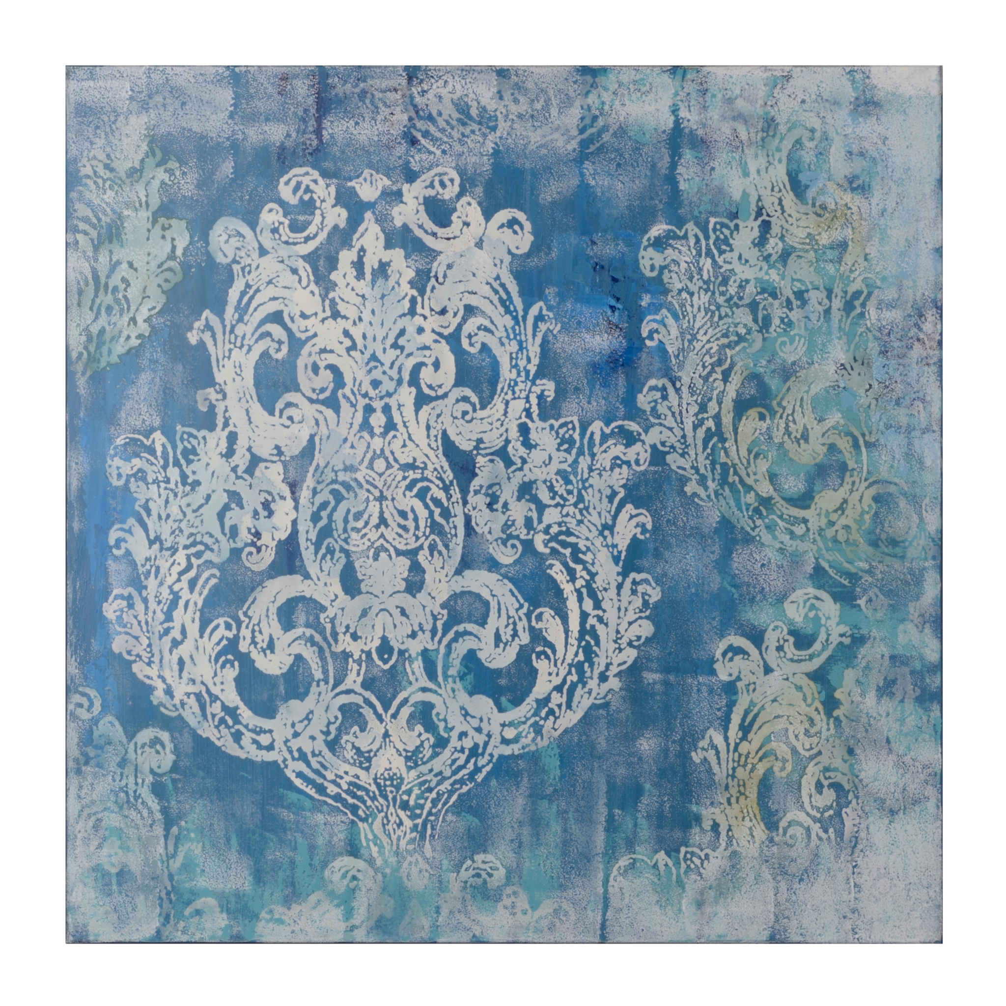 Blue Medallion Canvas Art Print Kirklands