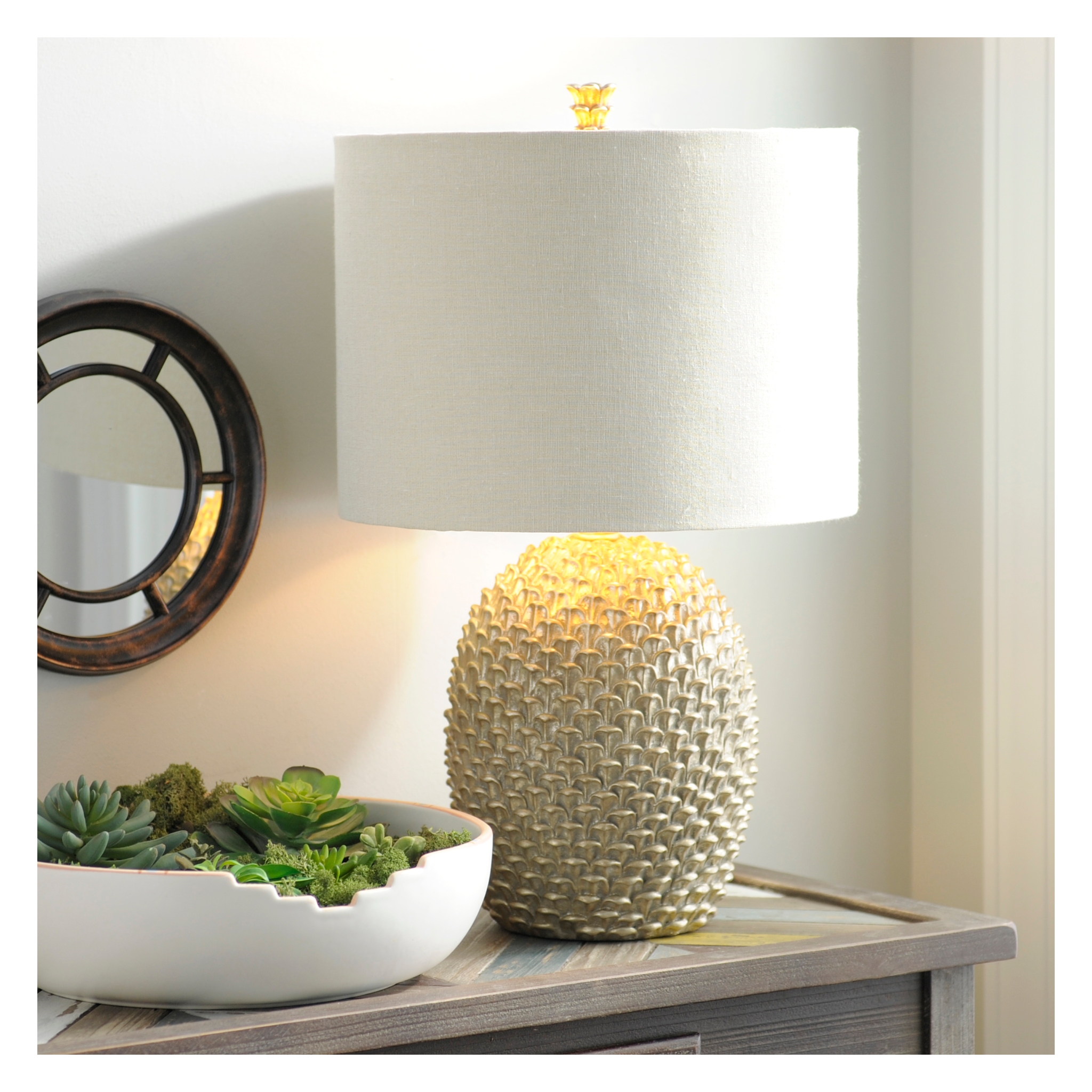 Golden Cone Table Lamp Kirklands