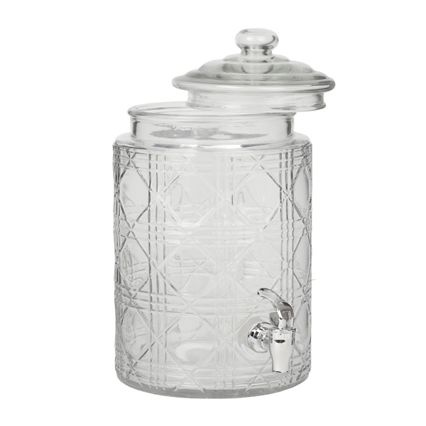 Wicker Glass Beverage Dispenser Kirklands
