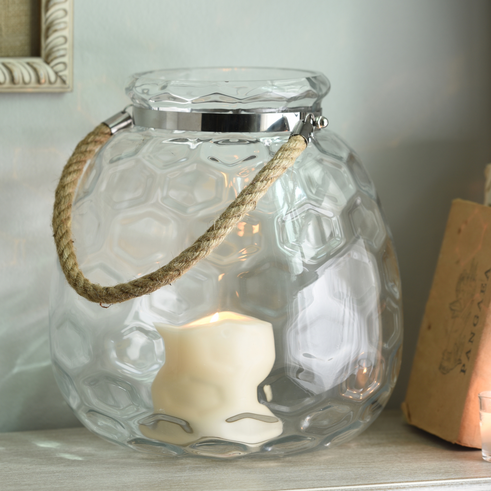 Clear Glass Lantern Kirklands