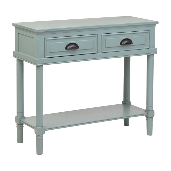 Blue 2Drawer Console Table Kirklands
