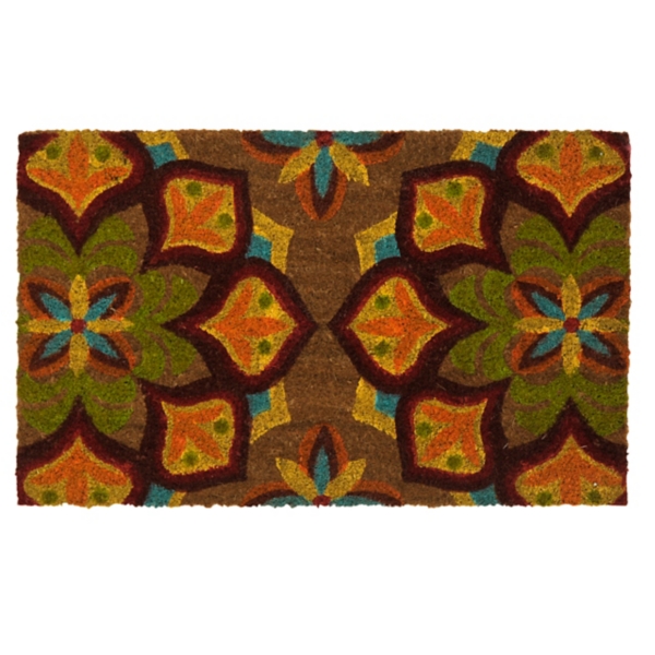 Multicolor Medallions Doormat Kirklands