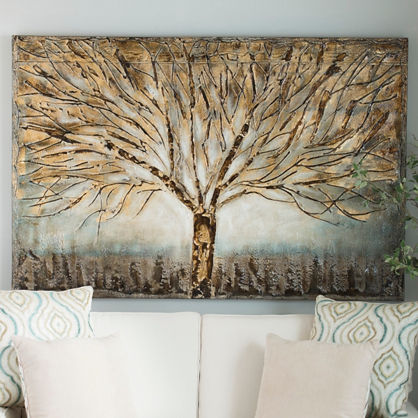 Gold Branches Canvas Art Kirklands