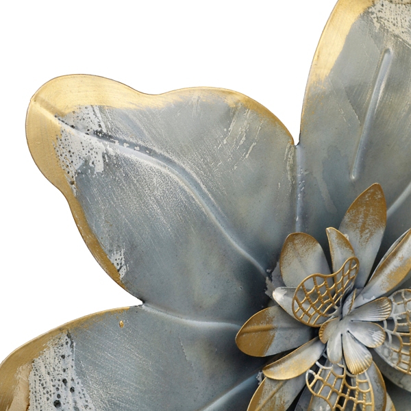 Cottage Blue Floral II Metal Plaque Kirklands