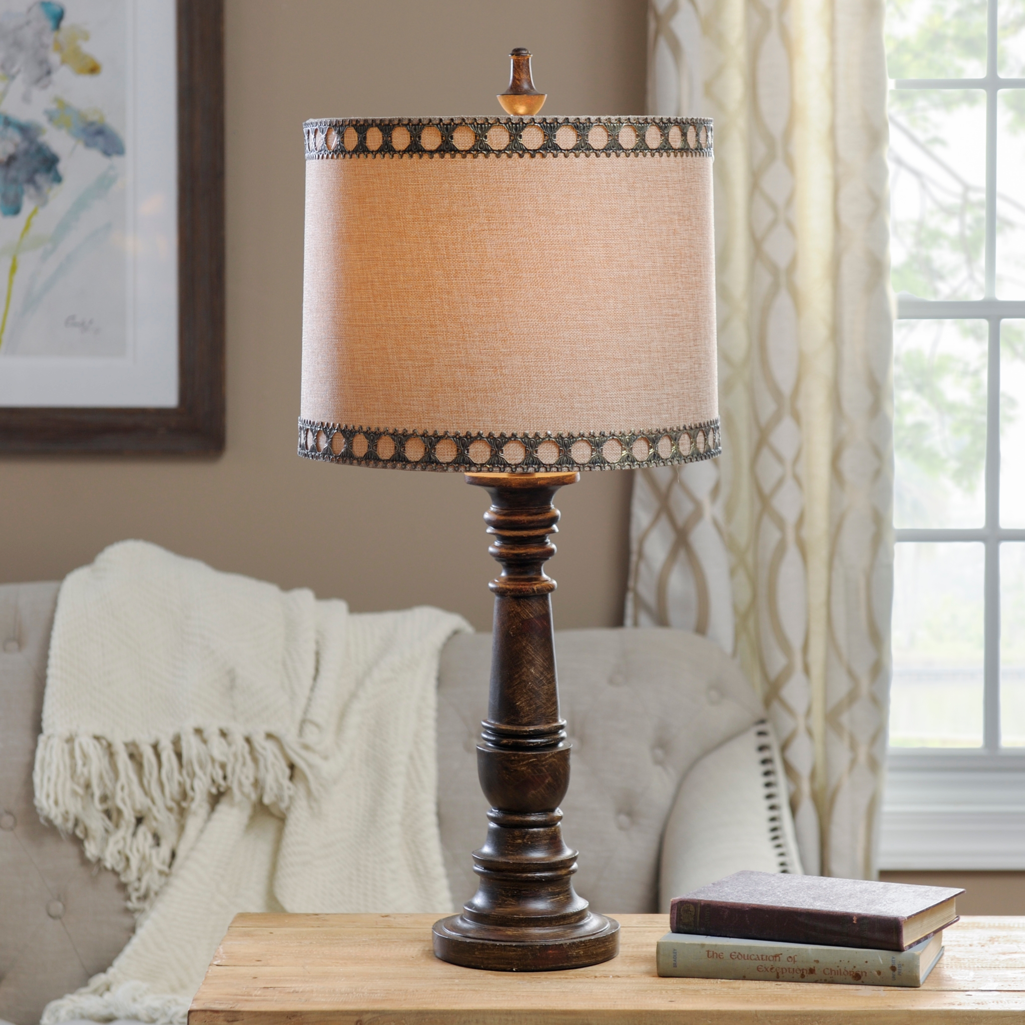 Metal Filigree Table Lamp Kirklands