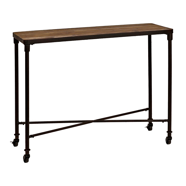 Industrial Black Console Table Kirklands