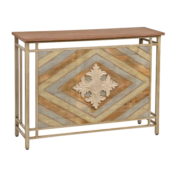 Camden Wood Plank Console Table Kirklands