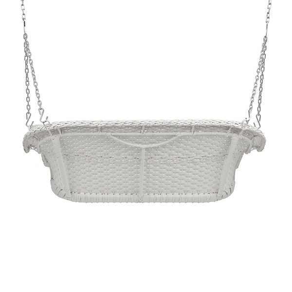 Savannah White Wicker Porch Swing Kirklands