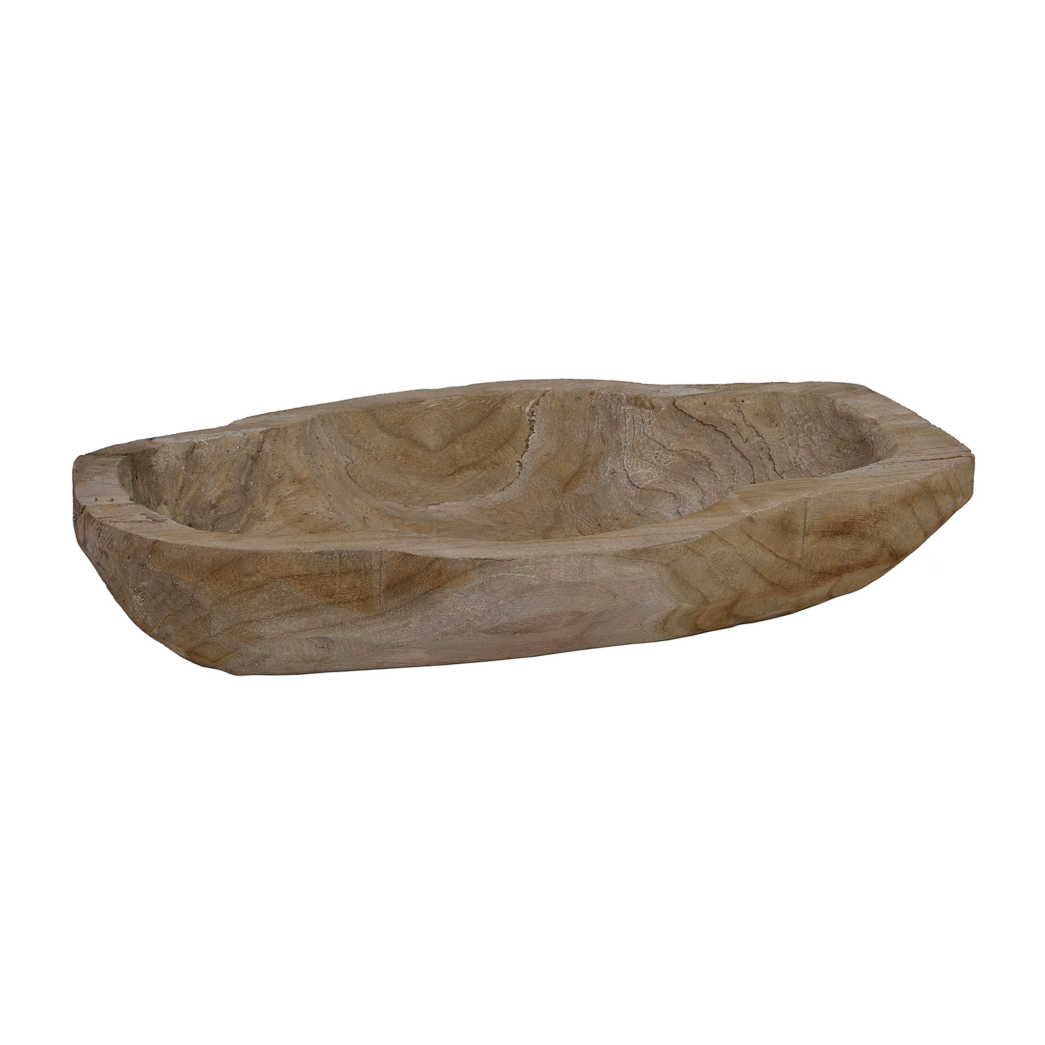 Scalloped Wood Decorative Bowl Kirklands