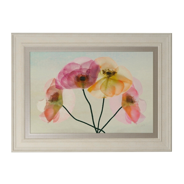 Pink XRay Floral Framed Art Print Kirklands