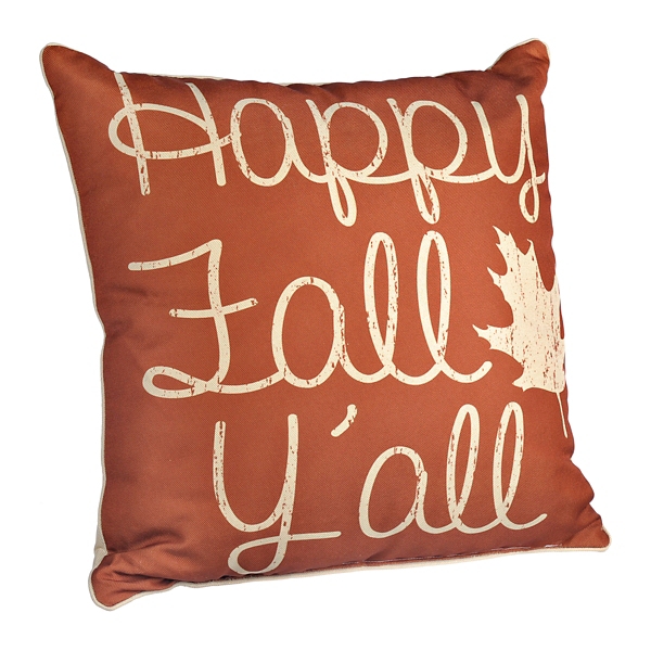 Orange Happy Fall Y'all Pillow Kirklands