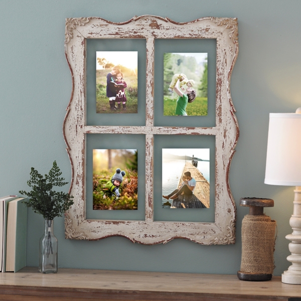 Distressed Ellie Windowpane Collage Frame Kirklands