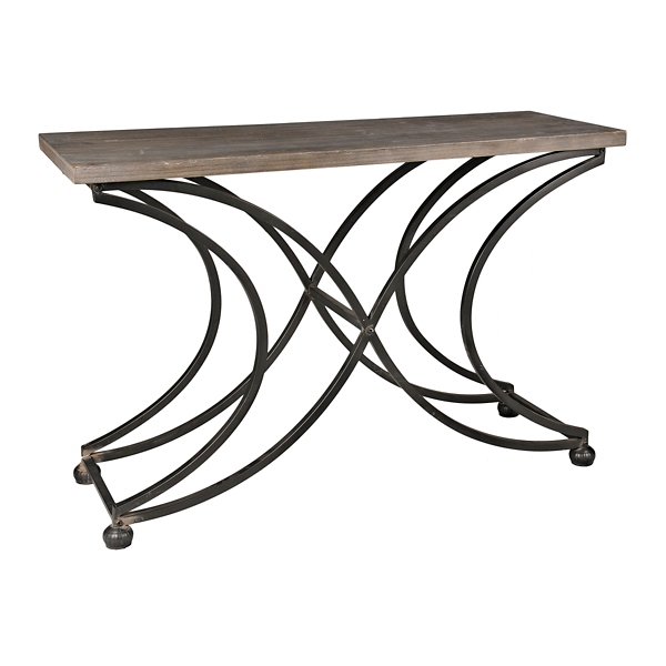 Ashton Crescent Leg Console Table Kirklands