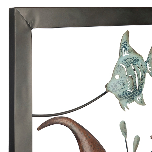 Metal Aquarium Framed Wall Plaque Kirklands