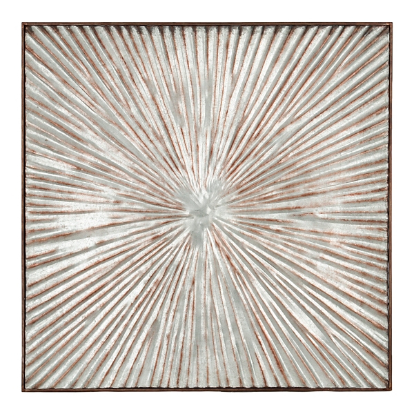 Galvanized Starburst Metal Wall Plaque Kirklands