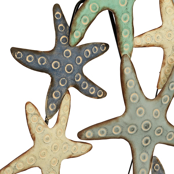 Distressed Starfish Metal Wall Plaque Kirklands