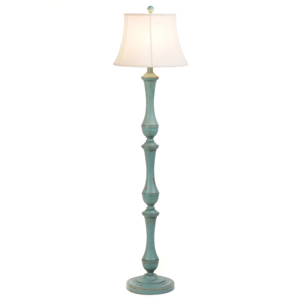 Hadley Turquoise Floor Lamp Kirklands