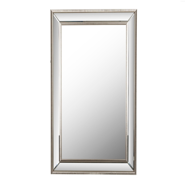 Large Silver Luxe Leaner Mirror Kirklands