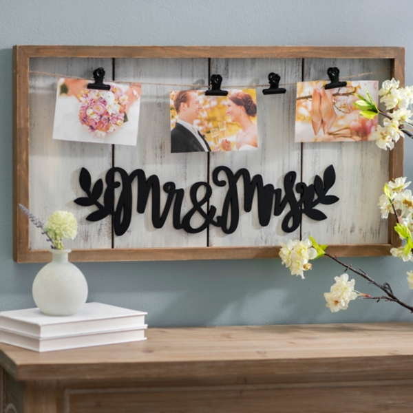 Mr & Mrs Clip Collage Frame Kirklands