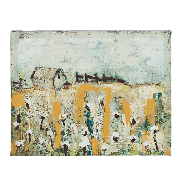 Cotton Farm Canvas Art Print Kirklands