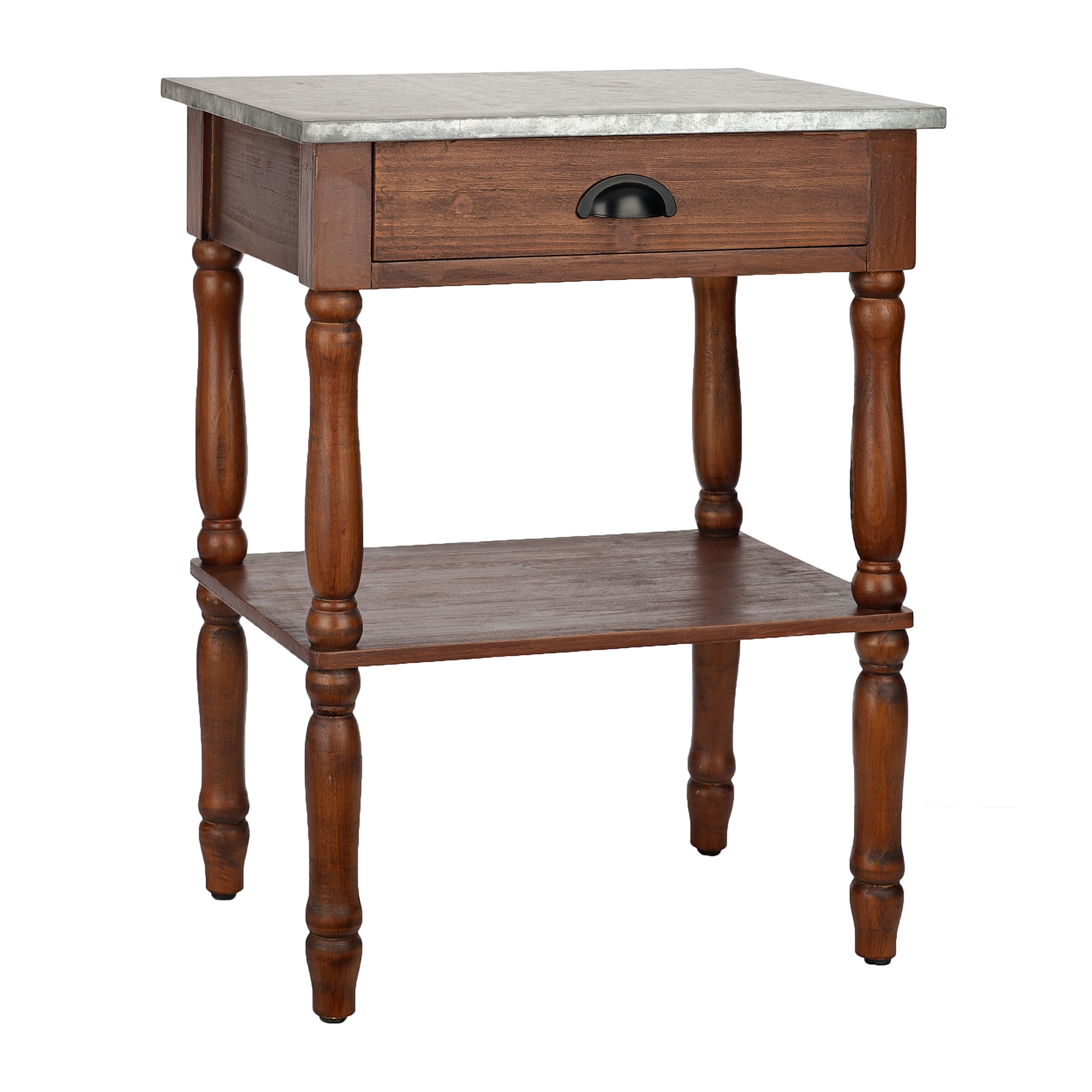 Galvanized Top Cottage End Table Kirklands