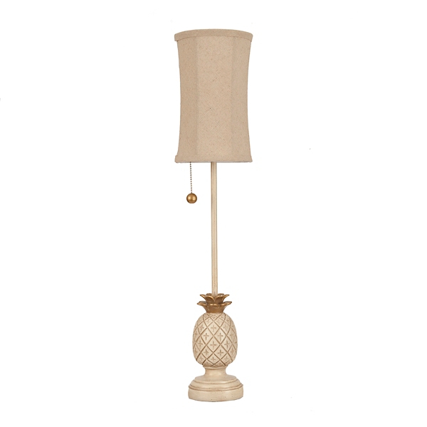 Cream & Gold Pineapple Buffet Lamp Kirklands