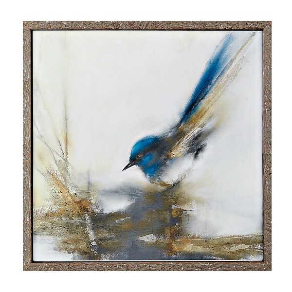 Blue Bird Framed Art Print Kirklands