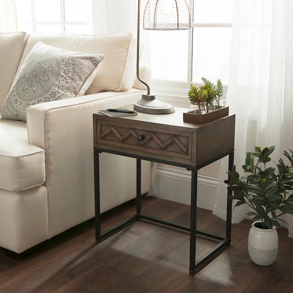 Elyssa Rustic Accent Table Kirklands