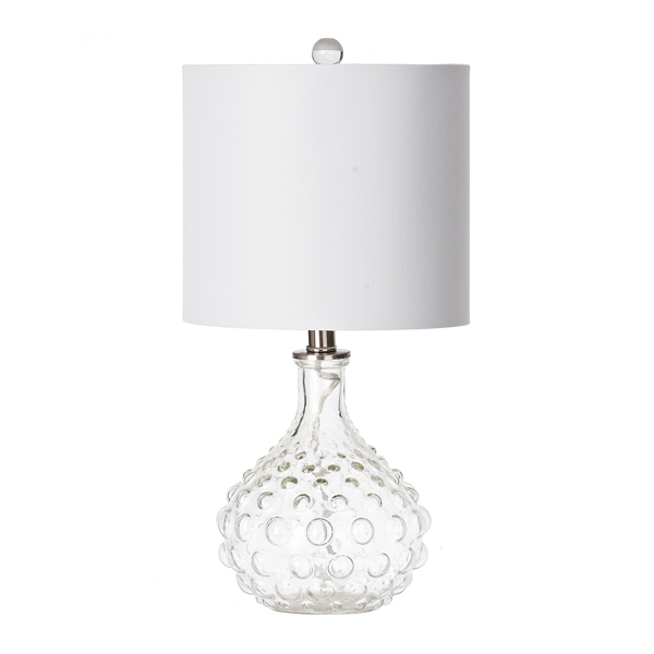 Clear Glass Pebble Table Lamp Kirklands