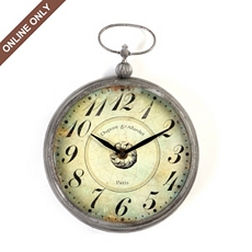 Antiqued Gray French Clock at Kirkland's
