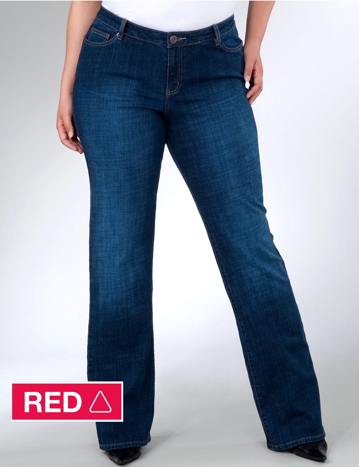 Right Fit stretch bootcut jean → $37.12