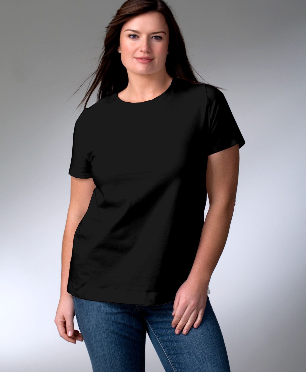 Ribbed crew neckline tee::Summer shorts and tees