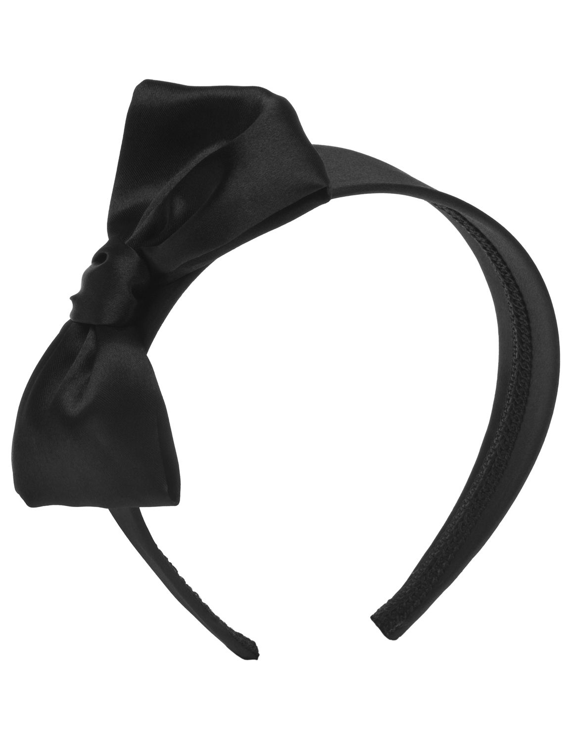 Satin bow headband::Accessories~~Headbands