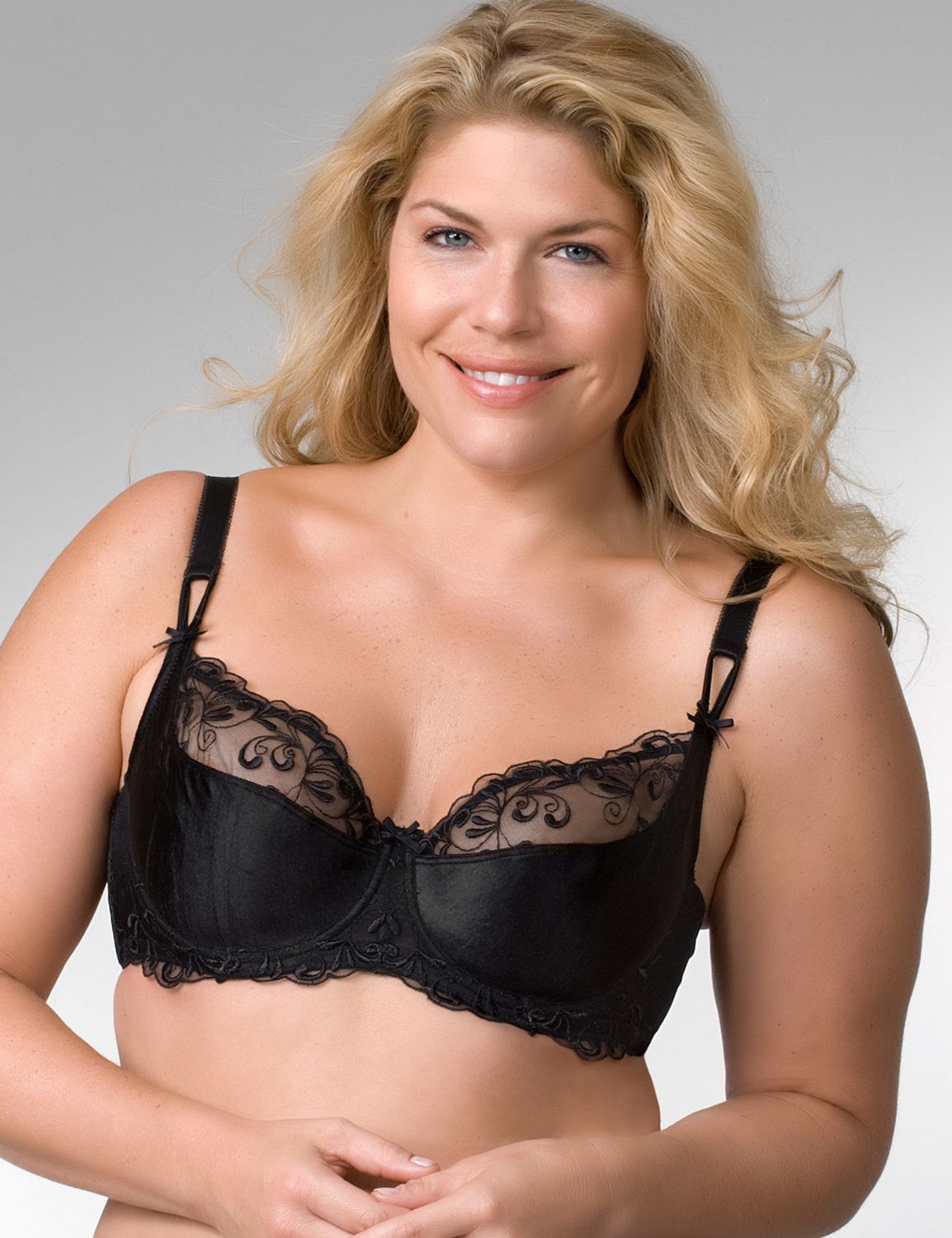 Lane Bryant Indulgence unlined embroidered balconette bra