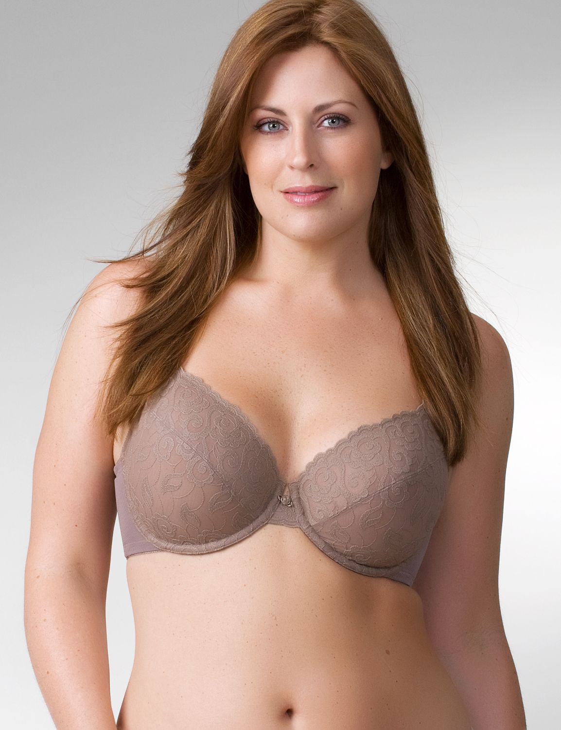 Lane Bryant Indulgence full coverage bra with all over embroidery