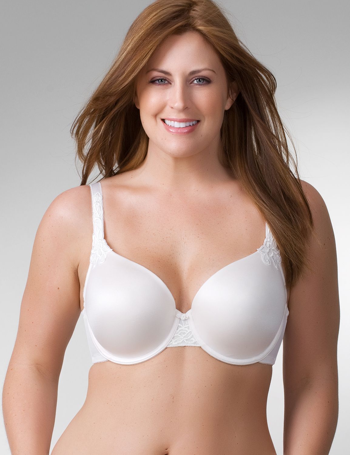 Lane Bryant Indulgence full coverage bra with appliqueacutes